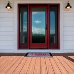red front door