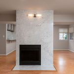 living room with fireplace