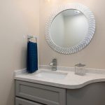 gray bathroom vanity
