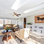 interior of carport converted to sunroom