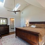 Owners bedroom with skylights